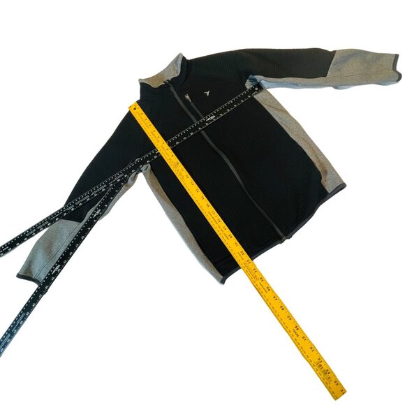 Old Navy Active Full-Zip Black & Gray Jacket XL Boys - Picture 4 of 9